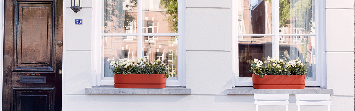 greenville trough long 70cm white